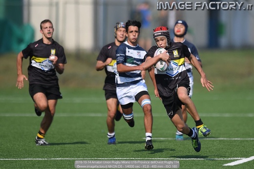 2018-10-14 Amatori Union Rugby Milano U16-Province dellOvest Rugby 114